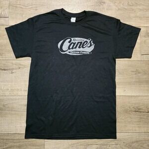 Raising Canes Chicken Fingers Graphic T-Shirt Mens Medium Black Short Sleeve Tee